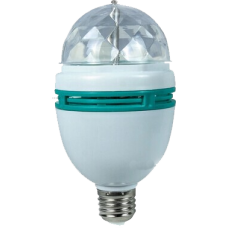 3 WATT RENKLİ DÖNER LED AMPUL E27 DUY