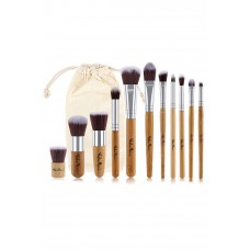 ShiboWavy 11 Parça Bambu Makyaj Fırça Seti